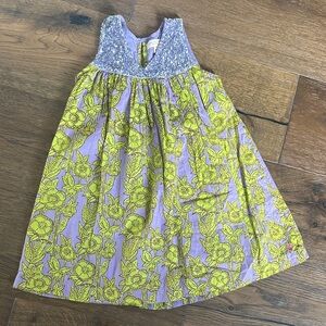 Pink Chicken Purple Sequin Collar Dress